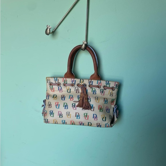 Dooney & Bourke Yellow Satchel with Structured Design - Picture 1 of 7